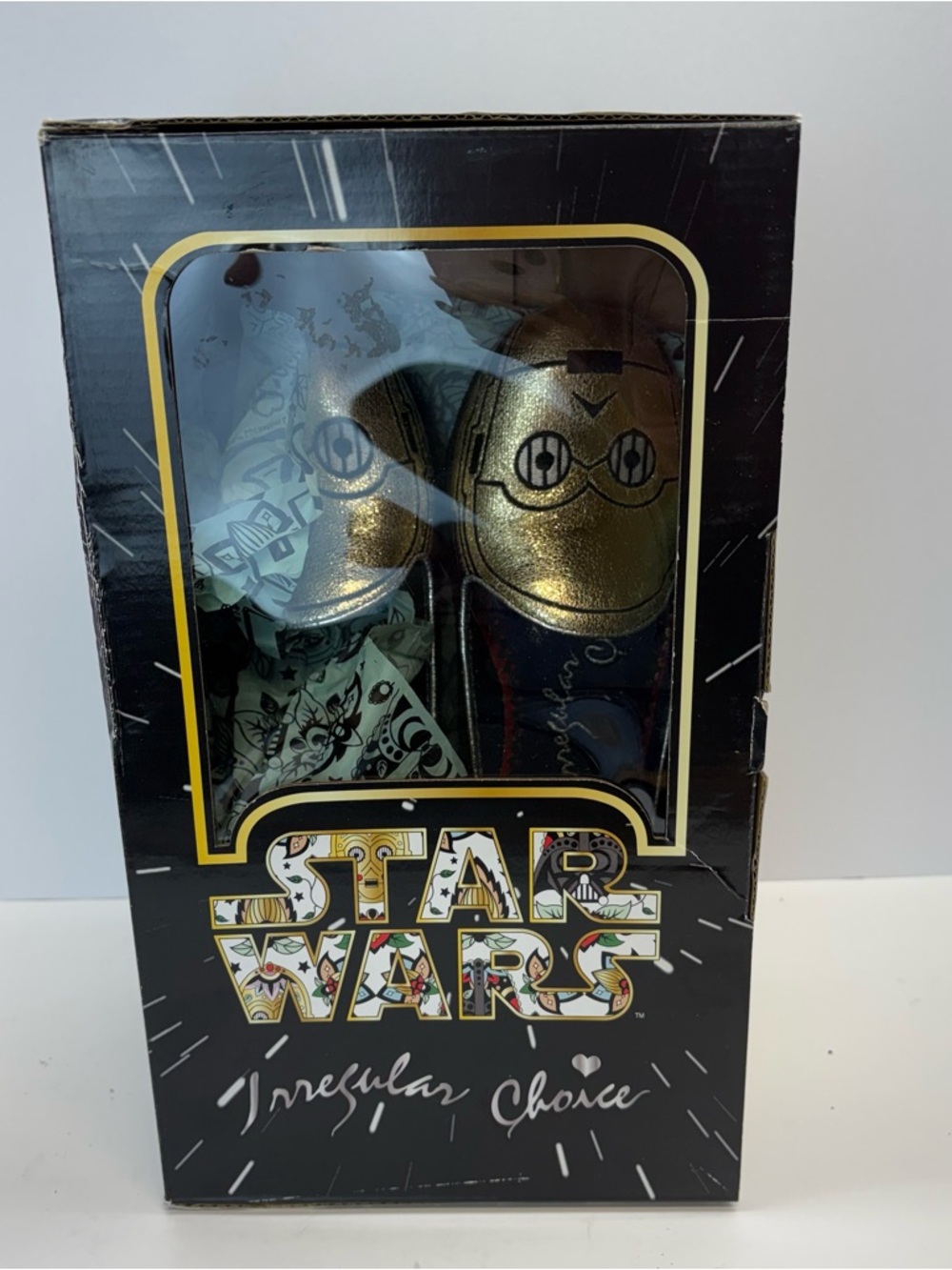 Disney Parks STAR WARS Irregular Choice C3PO Women's Loafer Shoes Size 6.5 - Picture 3 of 10